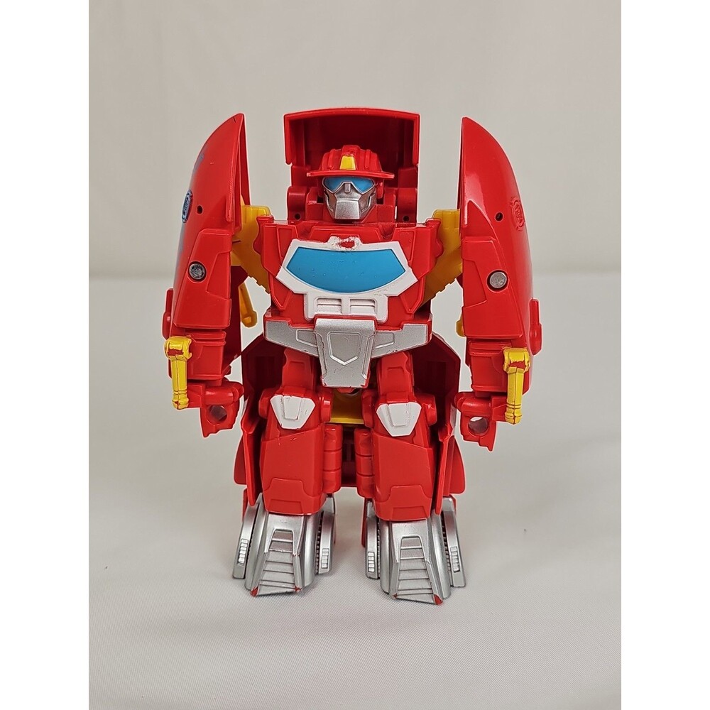 Transformers Rescue Bots Heatwave Fire-Bot Figure Playskool Heroes Red Robot